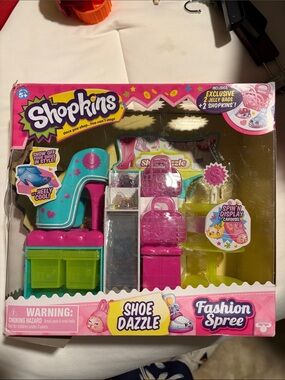 Shopkins Shoe Dazzle Fashion Spree Playset - Pink & Teal Accents